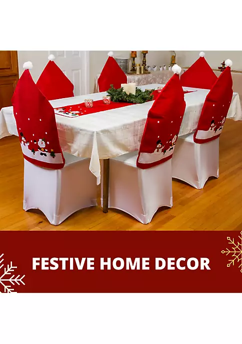 Cheap ๐ฅ Lexi Home Festive ๐ Christmas Holiday Decorations - Set of 2 Santa & Friends Dining Room Chair Covers ๐ 2 Cheap ๐ฅ Lexi Home Festive ๐ Christmas Holiday Decorations - Set of 2 Santa & Friends Dining Room Chair Covers ๐ - Image 2