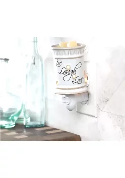 Promo 🤩 Lexi Home Live Laugh Love Wax Warmer Plug In with 3 Scented Wax Sets ✔️