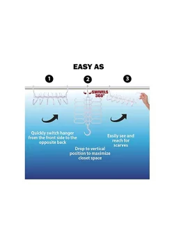 Coupon 💯 Lexi Home Wonder Hanger Scarf Organizer- Set of 2 🎁 -Cheap Waverly® Store Belk 977