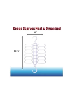 Coupon 💯 Lexi Home Wonder Hanger Scarf Organizer- Set of 2 🎁 -Cheap Waverly® Store Belk 978